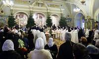 Рождественское богослужение в&nbsp;Новодевичьем монастыре
