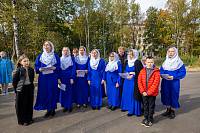 Освящение крестов в Медвежьих Озёрах