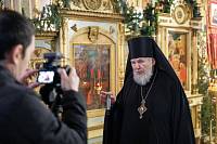 Архиерейское богослужение в Иоанно-Богословском храме г. Ликино-Дулёво 