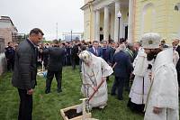 Великое освящение Свято-Духовского храма села Шкинь Коломенского района