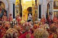 Патриаршее богослужение в Храме Христа Спасителя