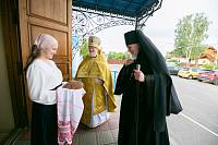 Архиерейское богослужение в Покровском храме города Щёлково