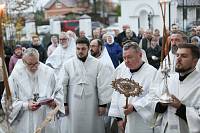 Освящение Сергиевского храма села Новосергиево 