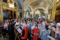 Епархиальное молодёжное акафистное пение Петру и Февронии в Лосино-Петровском