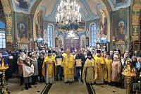 Архиерейское богослужение в Иоанно-Богословском храме г. Ликино-Дулёво 