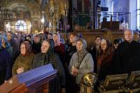 Чтение Великого покаянного канона преподобного Андрея Критского в Богородицерождественском соборе г. Орехово-Зуево 