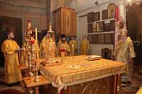 Архиерейское богослужение в&nbsp;Преображенском храме в&nbsp;Саввино