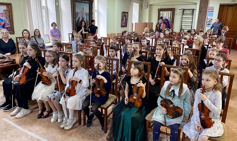 Концерт в Алексиевской гимназии города Щёлково