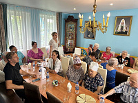 Встреча с участниками проекта «СВОих не бросаем» в Параскевинском храме деревни Горбачиха