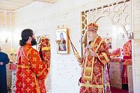 Архиерейское богослужение в храме Воскресения Словущего г. Шатура 