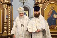 Освящение Сергиевского храма села Новосергиево 