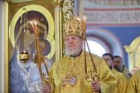 Архиерейское богослужение в Богоявленском соборе Ногинска
